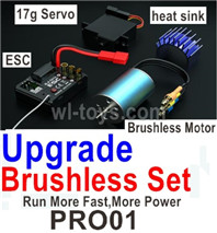 UDIRC 1602 Panther Parts-Upgrade Brushless set-PRO01. UDIRC UD1602 1/16 Car Parts.